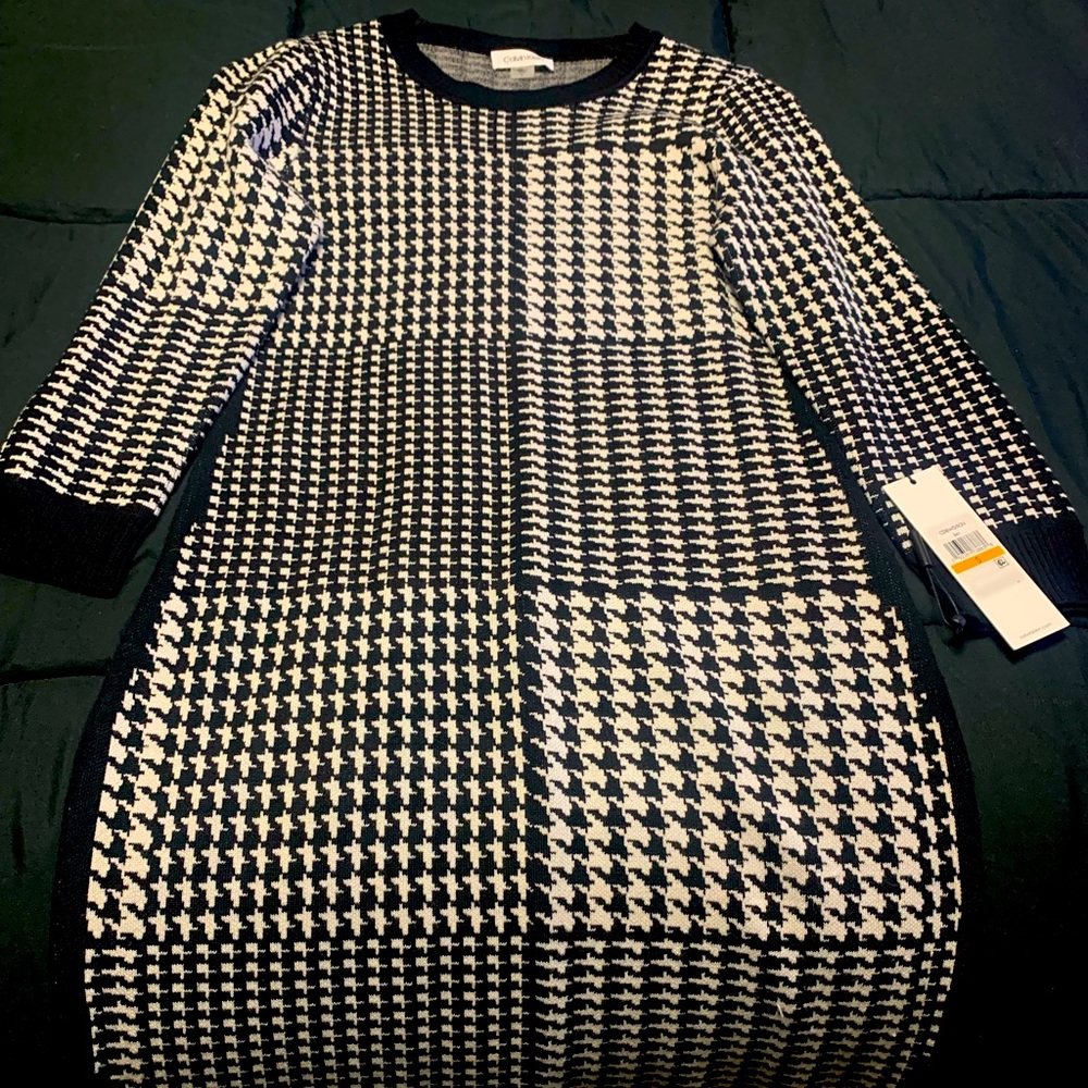 Brand New Black and White Calvin Klein Dress